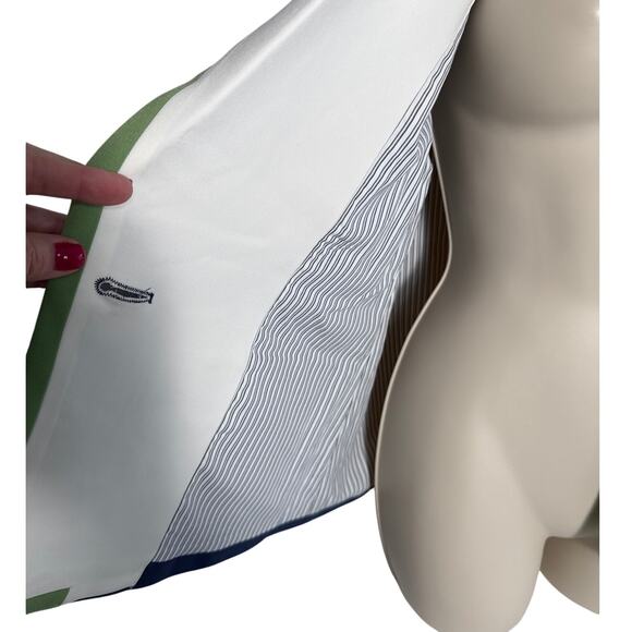 Anthropologie Maeve Colorblock Blazer Blue Green White Size S - Picture 13 of 15